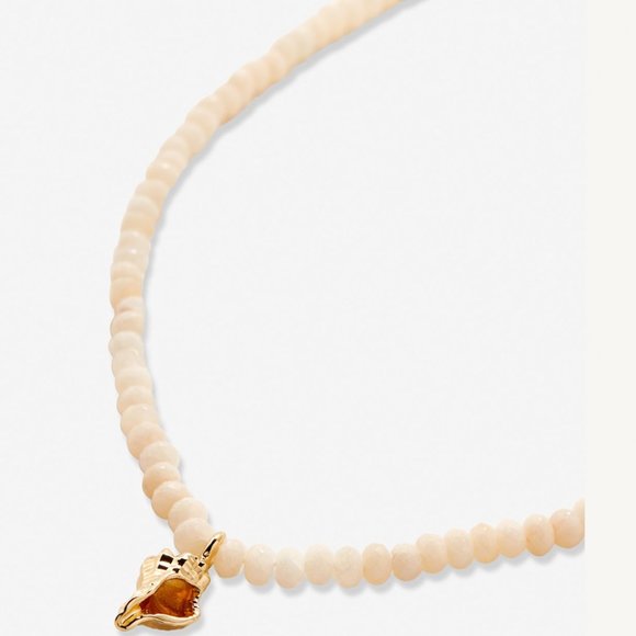 NWOT Bryan Anthonys Listen Beaded Necklae - Picture 2 of 3